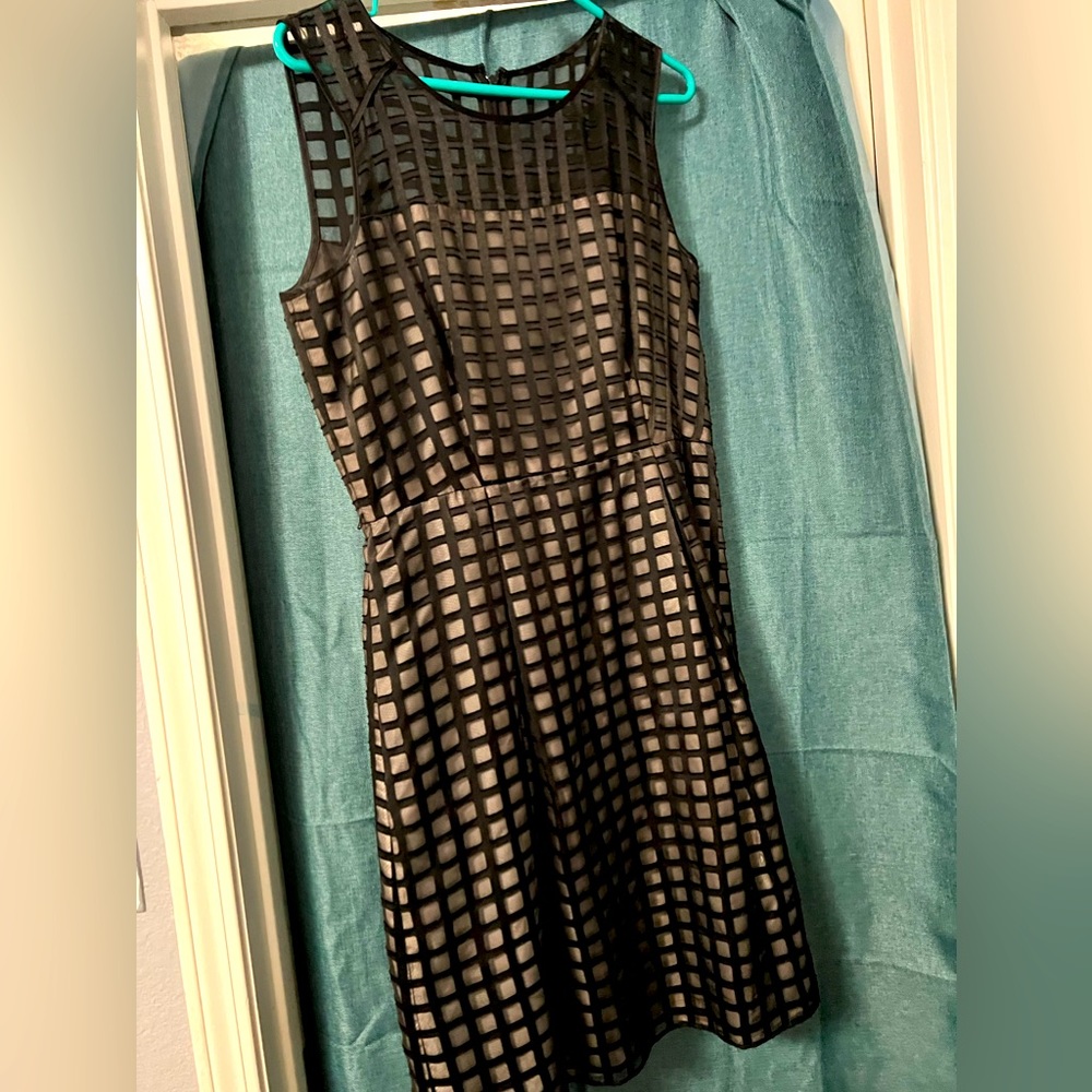 Calvin Klein waffle print dress
